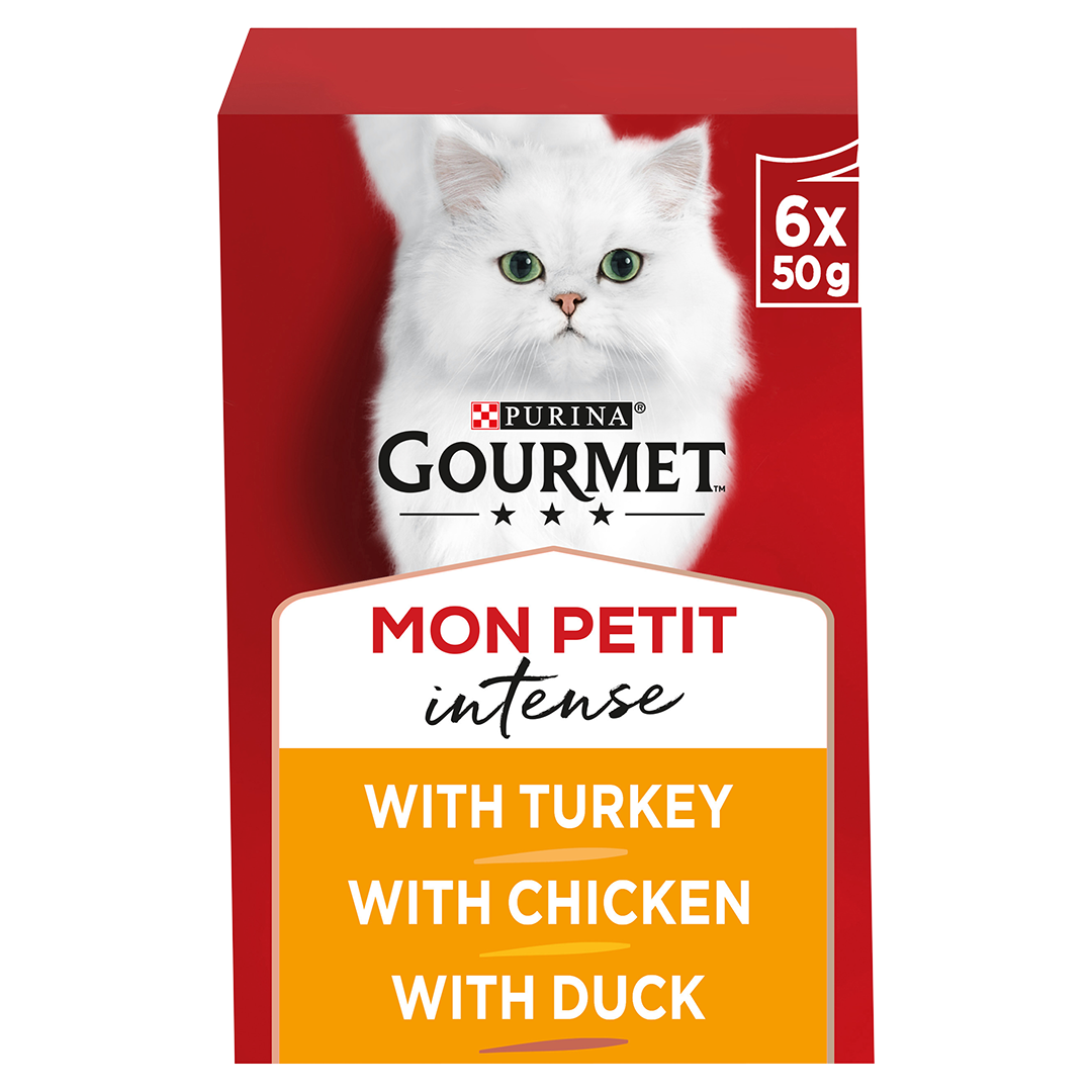 GOURMET Mon Petit Duck Chicken Turkey Cat Food Purina